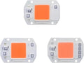 LED COB Full Spectrum Chip AC220V/110V Plant Grow Light 20W 30W 50W LED Floodlight Lamp Module 380-840nm 5pcs (Color : 380-840nm Size : 220V_30W)