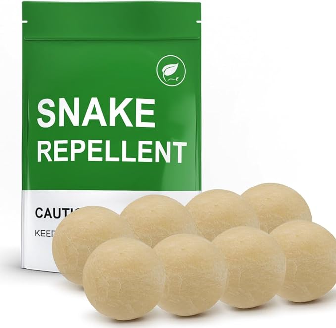 Snake Repellent for Yard Snake Repellent Outdoor Snake Away Repellent for Outdoors Pet Safe Backyard Snakes Deterrent Copperhead Snake Repeller (1 Ounce (Pack of 8))