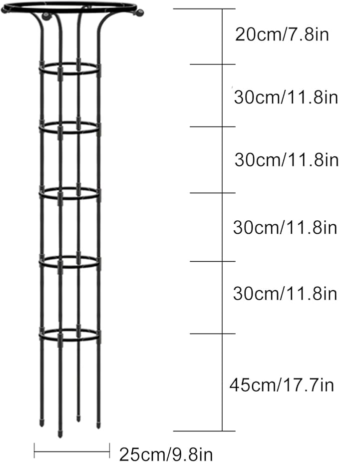 Plant Cages and Supports Tall Plant Stakes Heavy Duty Garden Trellis for Indoor &amp Outdoor Plants Support Piles Outdoor Flower Support Rack for Climbing Plant Tomatoes