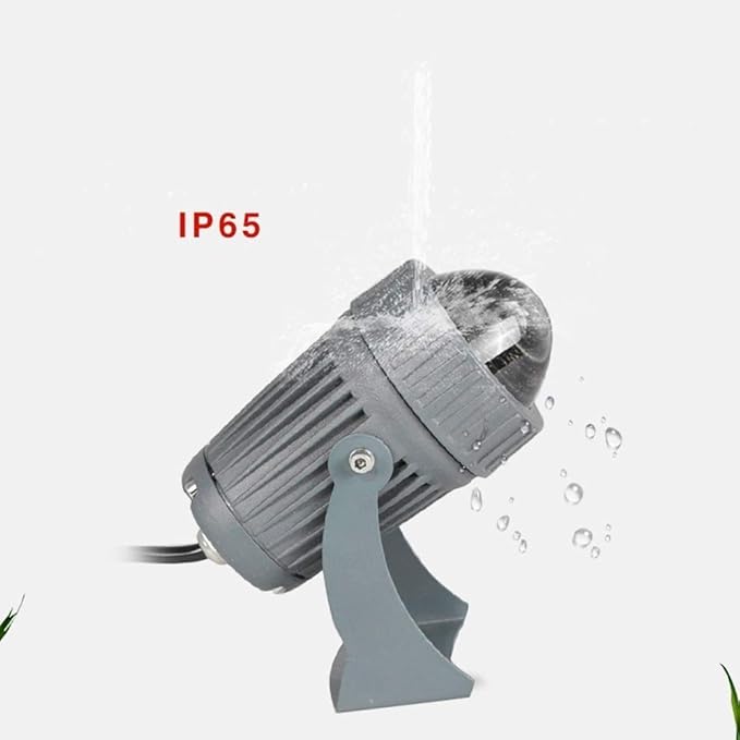 Sconces Wall Light Creative 10w Spotlight LED Outdoor Waterproof IP65 Long-Range Beam Light Outdoor Exterior Wall Spotlight Long Shot Beam Light Projection Light Wash Column (White