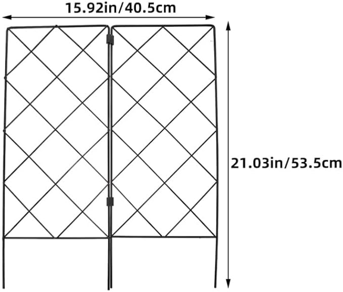 VANZACK 2pcs Sturdy Plant Climbing Trellis Garden Support Rack for Indoor and Outdoor Vines Multi-Functional Plant Support Frame