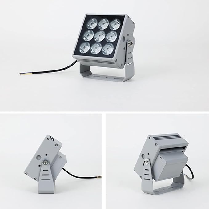 Ip67 Waterproof Outdoor Led Spotlight - 110-230v Long Distance Beam Light for Villa Courtyard Lawn and Landscape - Blue Wall Washer Lights White Light 27W