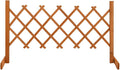 Extendable Garden Trellis Fence Plant Screen Wood Fence Privacy Gate Pet Gate for Home Yard Garden Orange 47.2x23.6 Solid Firwood-806