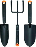 Garden Tool Set 3-Piece Trowel Cultivator Transplanter 12.2 Inch Length
