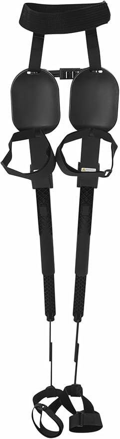Exoskeleton Seat MAX 330lbs Foldable Chair for Outdoor Wearable Invisible Seat Portable Height&ampAngles&ampWidth Adjustable Easy Carry