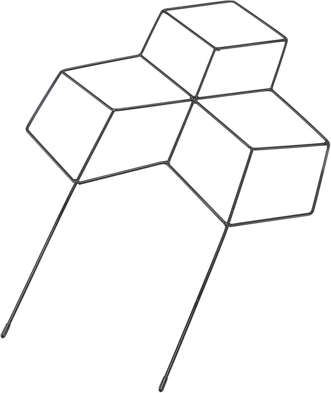 Small Metal Trellis Metal Garden Trellis Indoor Plant Trellis for Climbing Plants Rustproof Pot Trellis Iron Garden Trellis Plant Trellis Support for Houseplant Flower Vines