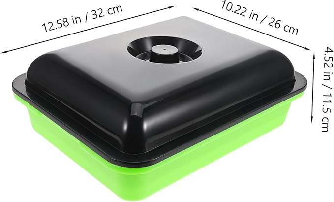 VICASKY Mason Jar Sprouting Kit Easy to Use Sprouter Tray with Sprouter for Soil Hydroponic Growing Compact Sprout Growing System for Spaces Cover
