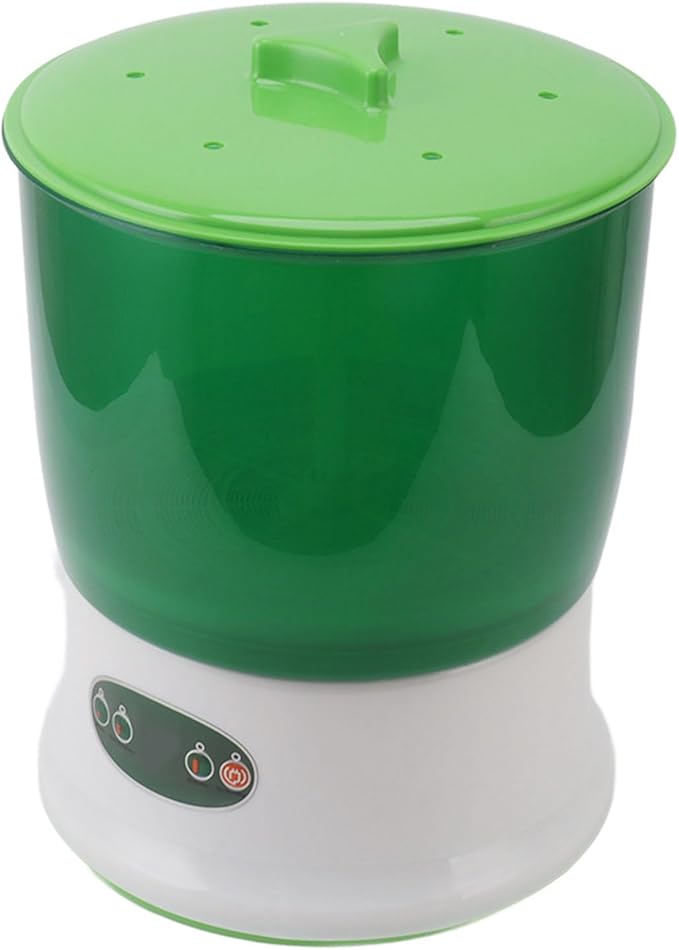 Bean Sprouts Machine 3 Layer Auto Control Bean Sprouts Grow Germination Kit for Home Kitchen(US Plug 110V)