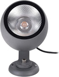 Outdoor Led Spot Lights COB Landscape Light IP65 Waterproof 360° Rotation COB Spotlights for Courtyard Hotel Yard Path Decor(White20W-DC24V)