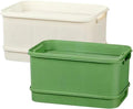 misppro 2X Sprouts Tray Planting Container Reusable Growing Kit for Indoor Outdoor Garden Hydroponic Cultivation Box Starter Tray