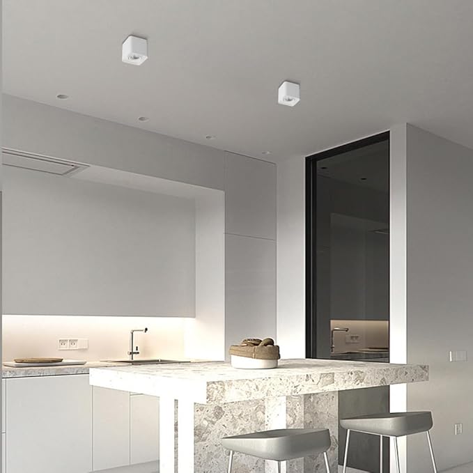 Spotlight Led Square Flush Mount Spotlight Accent Lighting Indoor 10w Directio l Spotlights Hallway Lights Living Dining Room Bedroom Downlights