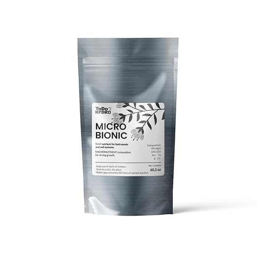 ToDo Hydro Macrobionic and Microbionic Solid Nutrient Solution Big Yields (Yield 160 gal)