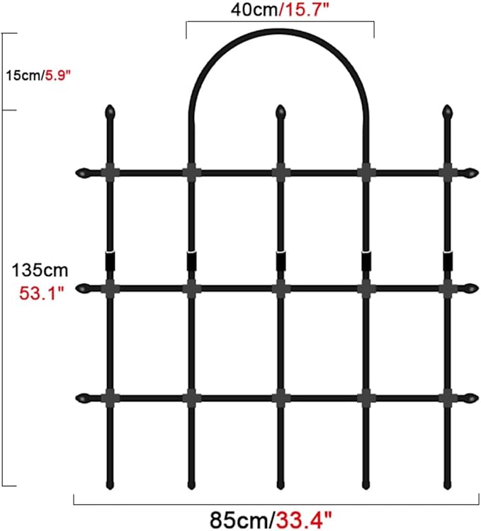 Garden Trellis And Tomato Cages Plant Supports Plant Trellis For Climbing Plants Indoor Outdoor Plant Cages For Flower Vegetable Vines Plant Trellis For Potted Plants(Color:WhiteSize:150cm/59)