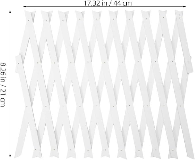 BESPORTBLE Expandable Garden Trellis: Wooden Lattice Fence Stretchable Wall Panel Lattice Panels Trellis Vertical Rack for Climbing Plants Outdoor