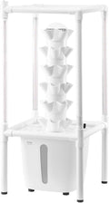VEVOR Hydroponic Growing System with Grow Light 30 Pods Vertical 6 Tiers Hydroponic Tower Home Hydronic Garden with Water Pump Plants Germination Kit for Indoor Herbs Fruits and Vegetables