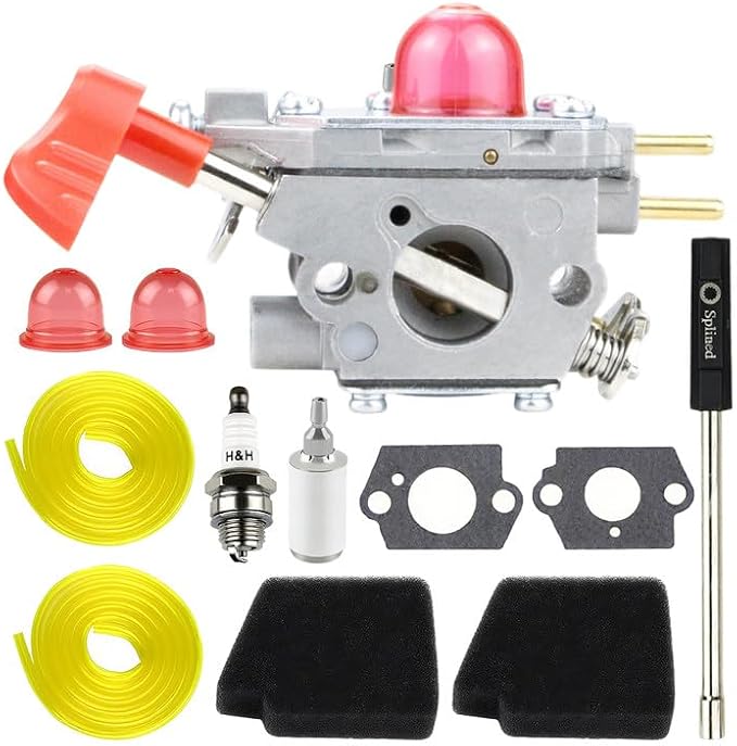 545081857 Carburetor for Poulan BVM200FE for Craftsman 25cc Gas Blower 358794770 for GBV345 Leaf Blower – For Zama C1U-W43B with Air Filter Parts