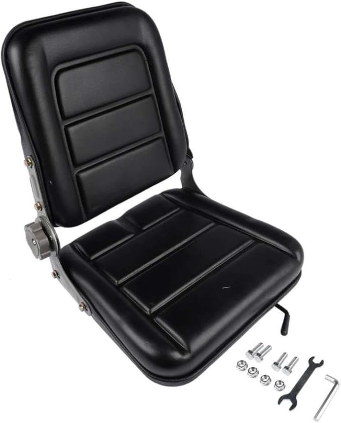 AP01 Universal Lawn Mower Sliding Rail Suspension Seat Compatible with Garden Loaders