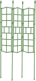 Garden Trellis For Indoor And Outdoor H: 90 120 150cm Foldable Potted Plant Support Stand With PP Mesh Plant Lattice Fence For Climbing Plants Roses Vegetables Flowers Clematis(Size:50x90cm(19.7