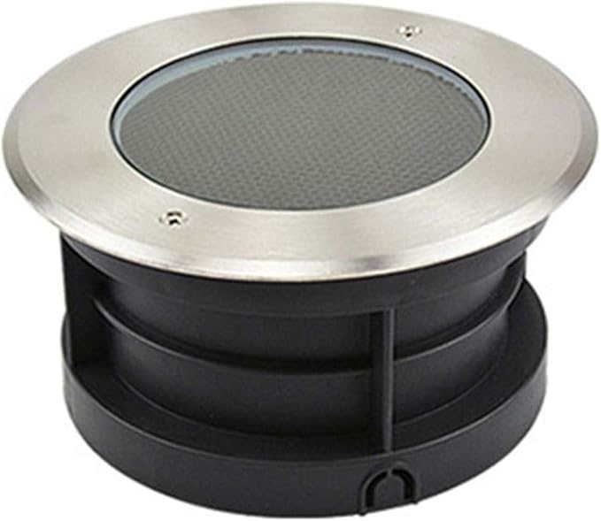 Underground Light LED 85-265V Beam LED Floodlight IP67 Waterproof Wall Washer Glare-Free Round Outdoor recessed spotlights Easy to Install Landscape Light Main Power (Cold White 15W)