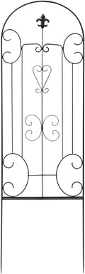H5ft x W18inch Metal Frame Stand Trellis 2 Pack Garden Arch Arbor Trellis Decorative Vegetables Flowers Vine Trellis for Lawn Backyard Climbing Plants
