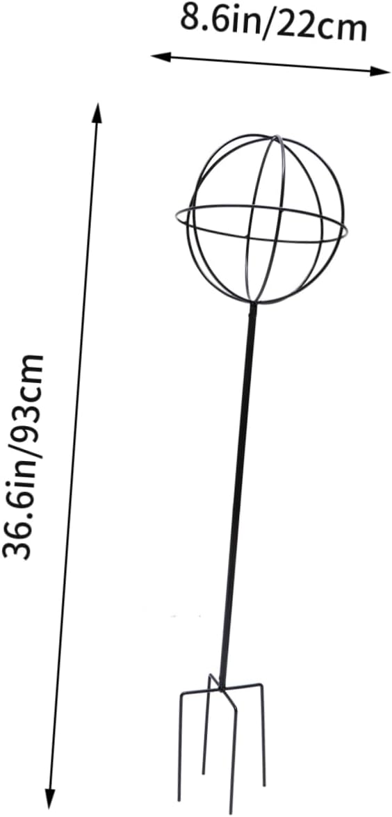 BESPORTBLE Iron Spherical Flower Stand Plant Vine Shelf Outdoor Trellis Support Garden Climbing Rack