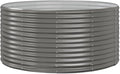 SKM Garden Raised Bed Gray 55.1x55.1x26.8 Powder-Coated Steel (9.48 KG/20.856 LBS)