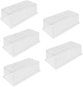 SUNPACK Sundome Plastic Multi-Vented Humidity Dome Clear 7 (Pack of 5) - Ideal for Greenhouses or Indoor Gardening Able to Adjust Humidity with Vents