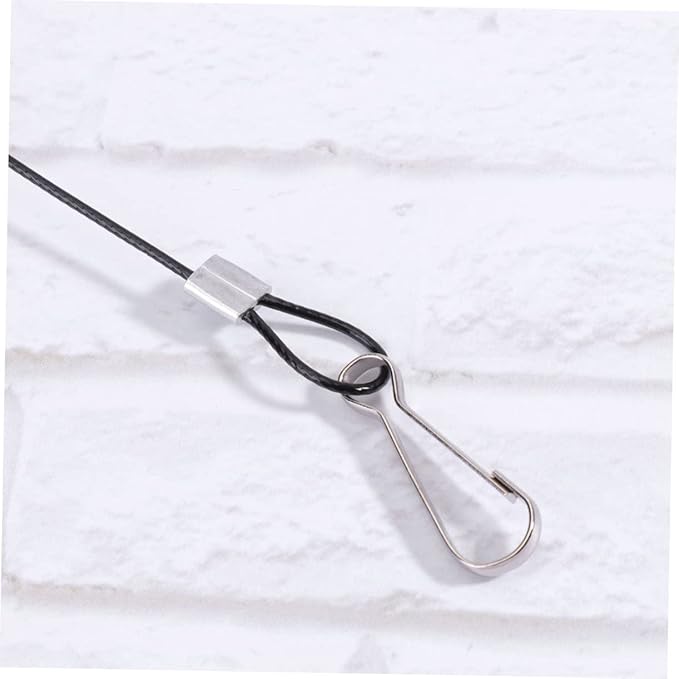Grow Light Hanging Rope 4pcs Plant Hooks Hydroponics Hanging Kit Thick Wire Kit