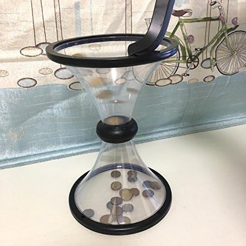 Transparent Vortex Piggy Bank Circling Saving Box Vortex Bank