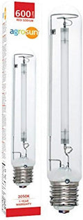 Agrosun Red Sodium Grow Light Bulb 600W