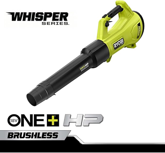ONE+ HP 18V Brushless Whisper Series 130 MPH 450 CFM Cordless Battery Leaf Blower (Tool Only)