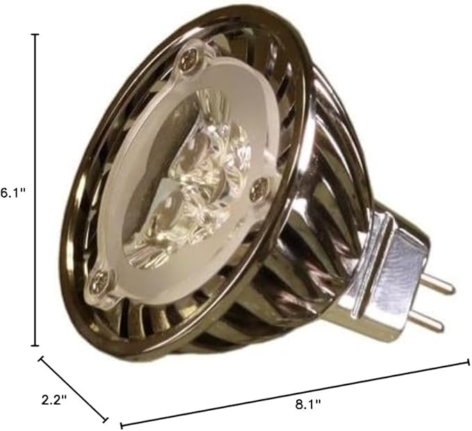 Best Pro Lighting 6 Pack LED 3 Watt Up-Light Bullet in Rust