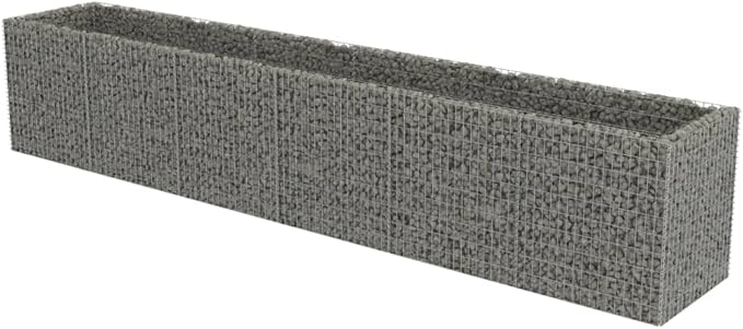 YAFF Gabion Raised Bed-HexagonalOutdoor Landscape for GardenBackyardPatioBalcony212.6x35.4x39.4