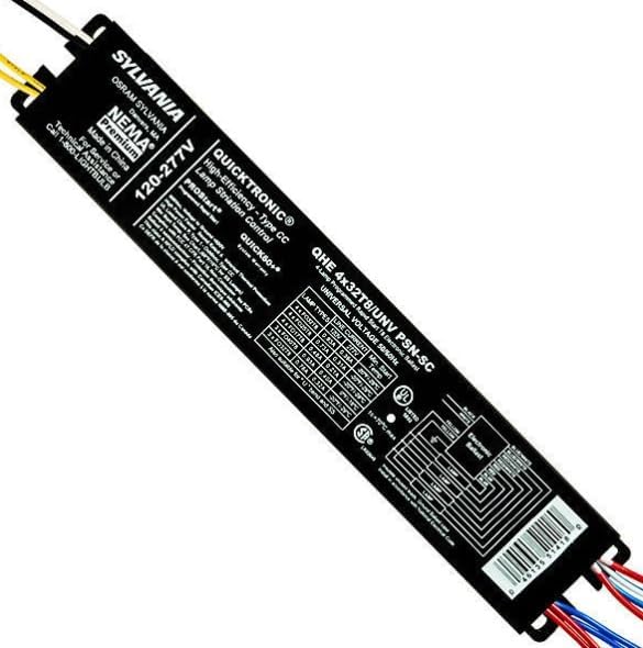 Technical Precision Replacement for OSRAM Sylvania QHE4X32T8-UNV-PSN-SC Ballast is Compatible with OSRAM Sylvania