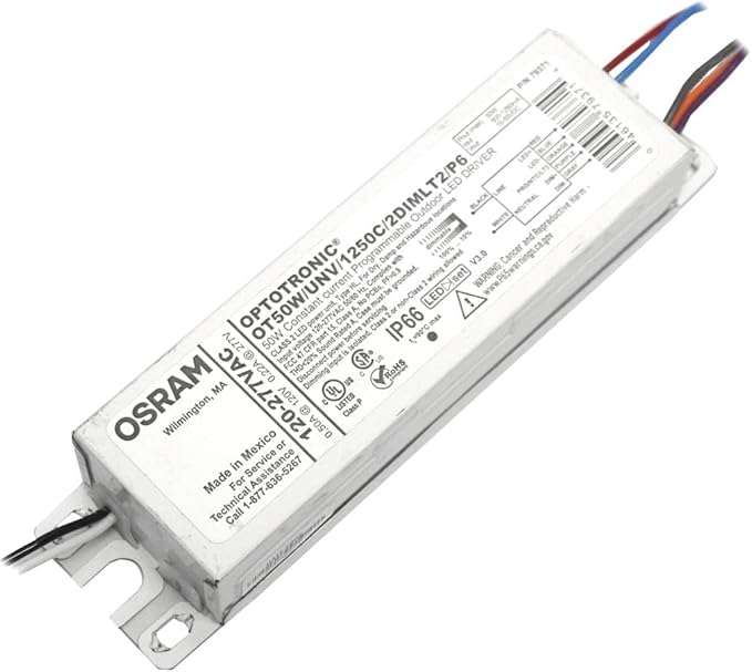 Sylvania 79371 - 50 watt 120/277 volt LED Power Supply (OT50/UNV/1250C/2DIMLT2/P6)