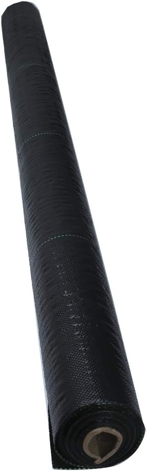 3x300ft Garden Ground Cover Weed Control FabricWeed Barrier Landscape FabricsDriveway Fabric Ground CoverHeavy Duty Woven Landscape Fabricsfor Patio Lawn Flower Bed Pathway Greenhouses (Black)