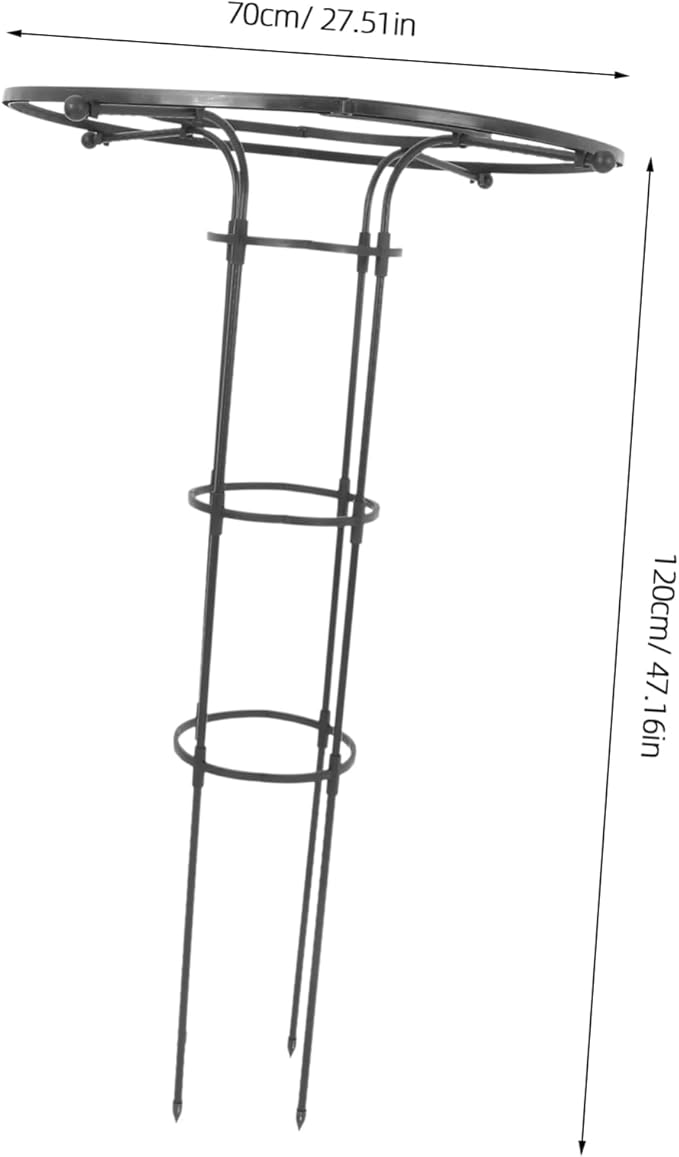 Multi Functional Plant Support Frame Umbrella Shaped Trellis for Climbing Plants Durable Vine Support for Roses Vines Easy Assembly Garden Decoration