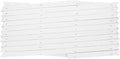 Wooden Lattice Fence Panel Trellis for Potted Plants Indoor Outdoor Wall-Mounted Climbing Plant Support Expandable White Wooden Garden Trellis Fence Panel Height 44cm