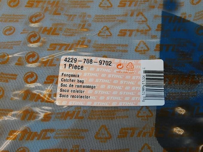 Replacement for Genuine STIHL OEM VACUUM ATTATCHMENT BAG NEW # 4229 708 9702 BG45 BG46 BG55 BG65 BG85 MORE