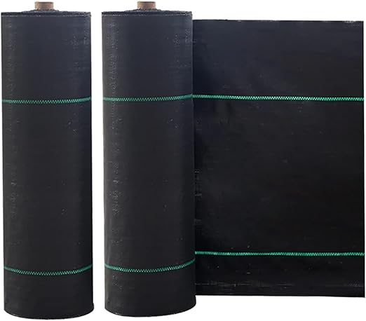 Driveway Fabric Weed Barrier Fabric Weed Control Film Barrier Fabric for Garden Plant Mulch Membrane(1 * 100m)