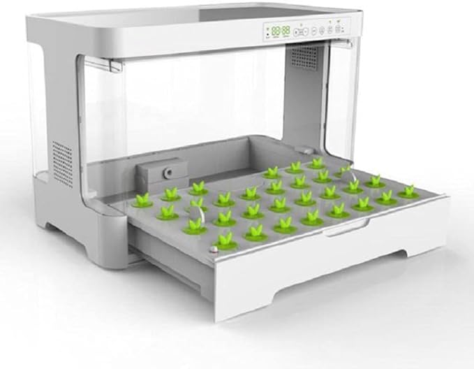 Hydroponics Growing System Indoor Herb Garden Kit Hydroponics Growing System with LED Grow Light Automatic Timer Smart Grden with Fan for Home Kitchen