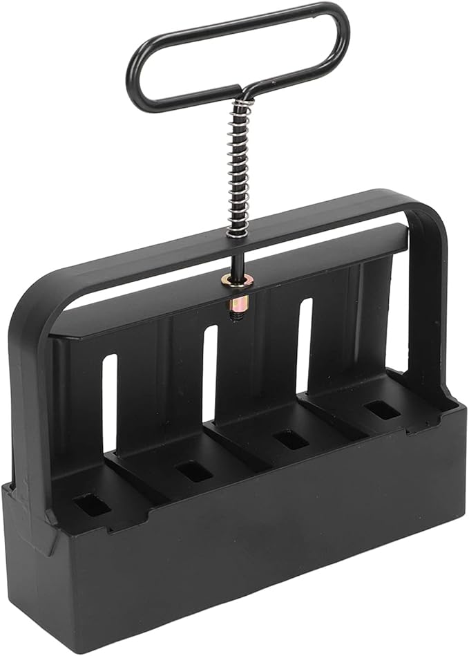 Hand Held Soil Blocker Double Row Soil Block Maker Tool Stainless Steel for Seed Start Garden Soil Potting Soil Seedling Greenhouse