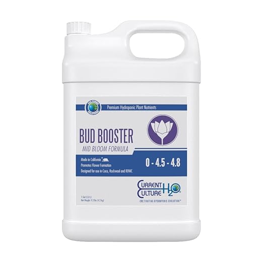 Bud Booster - Pure Liquid Fertilizers | Crystal Clear Blends | Consistently pH Stable | Developed for Hydroponic Applications - Gallon Size
