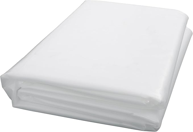 HOSTIC 24 x 25FT Clear Greenhouse Plastic Sheeting 6 Mil Heavy Duty Polyethylene Film for Farm Garden Nursery