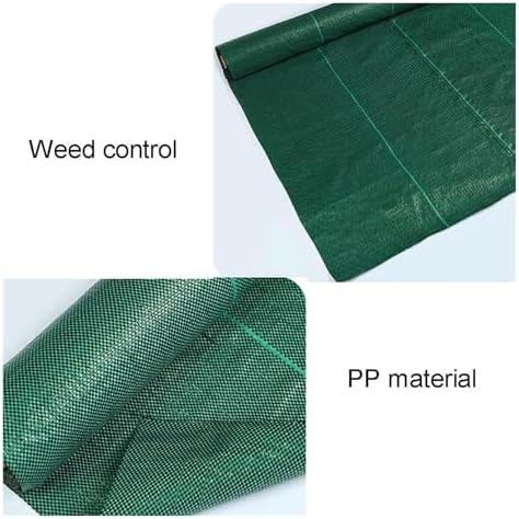Weed Control Membrane Weed Control Fabric Garden Weed Barrier Fabric Weed Control Mat Water Permeable Ground Cover(1.22x31m/4x100ft)