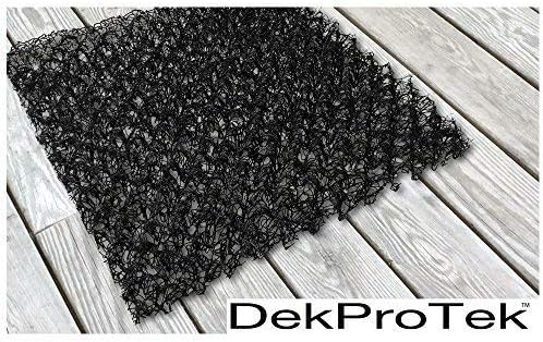 Victory 8 DekProTek Modular 1 ft x 1 ft (Pack of 12) Drainage Aeration Pad Deck Protector for Use with Pots Planters and Raised Beds