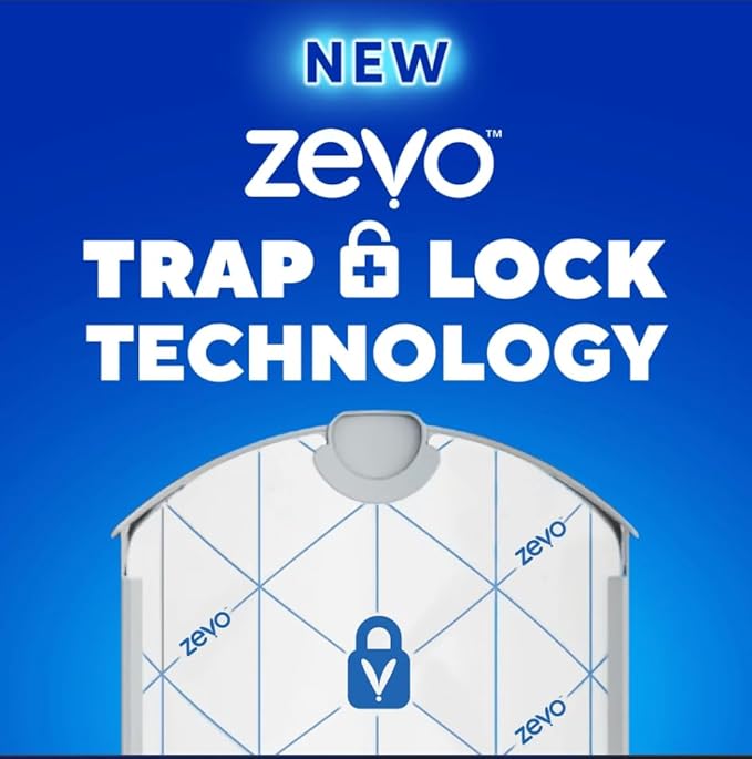 Zevo Flying Insect Trap Replacement Cartridges 4 Count Official Zevo Refills for Plug-in Trap Device