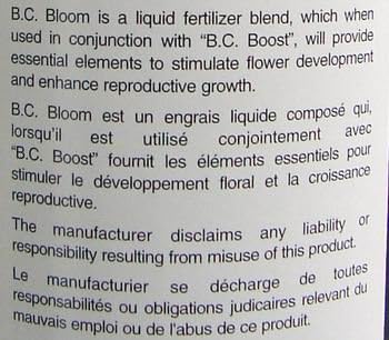 BC Bloom 1 Liter