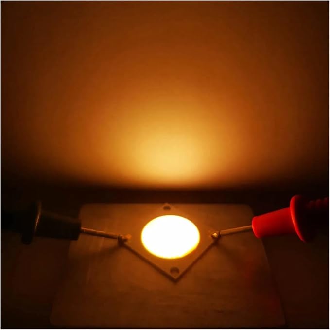 1PCS LED COB Chip Bridgelux Crystal 28 * 28mm Ra90 48W/72W/96W DC36-39V High Lumen Plant Growth Light Home Lighting for Spotlights Led Beads(Warm White 3000K72W)