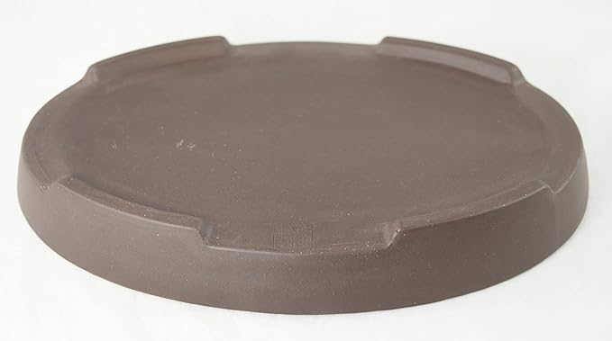 Oval Zisha Suiban Tray for Bonsai Tree House Indoor Plants Bonseki and Suiseki Rock - 9X 6X 1.25 (Oval Suiban J 9)